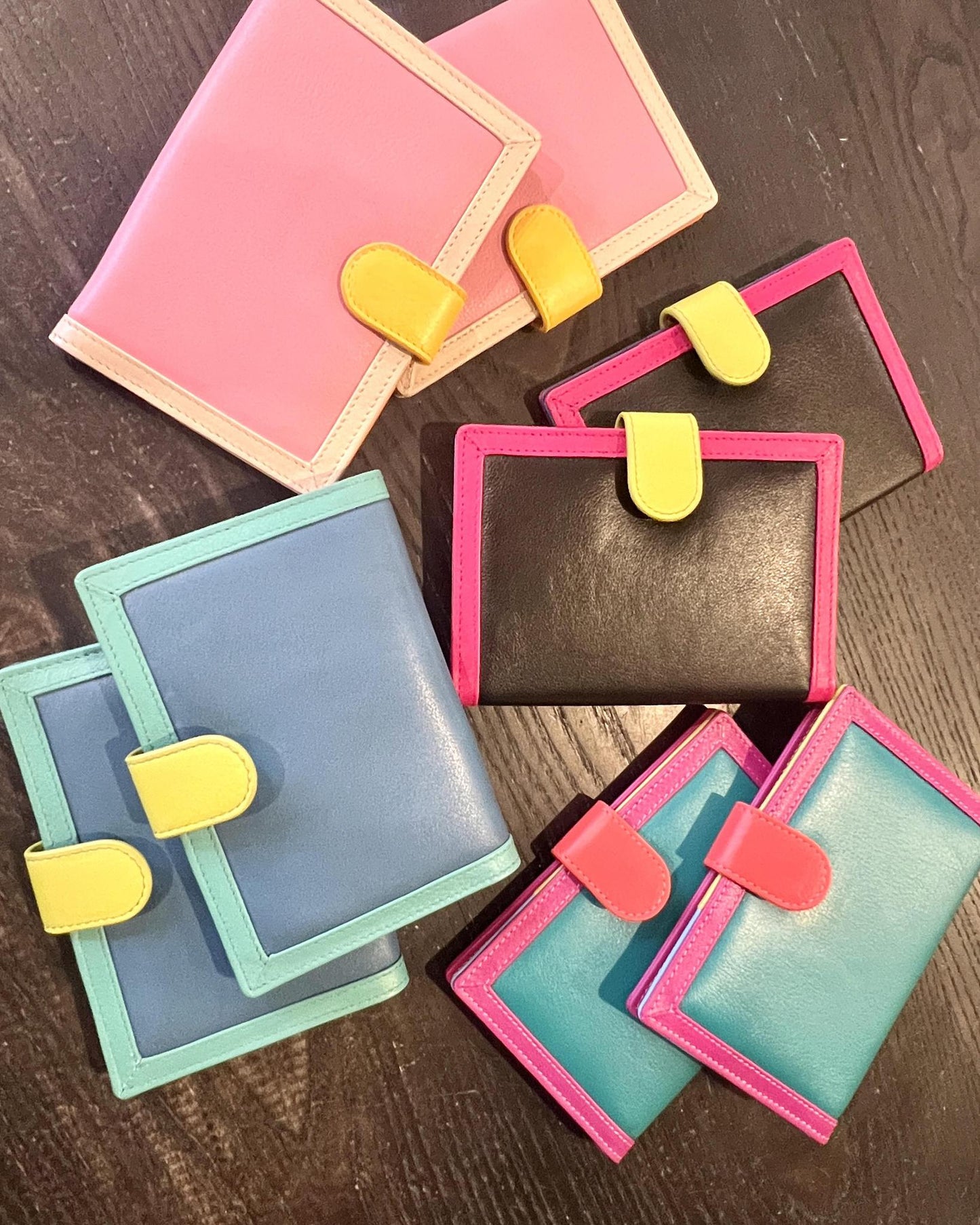 ili Multi Color Passport Wallet in Serenity Multi