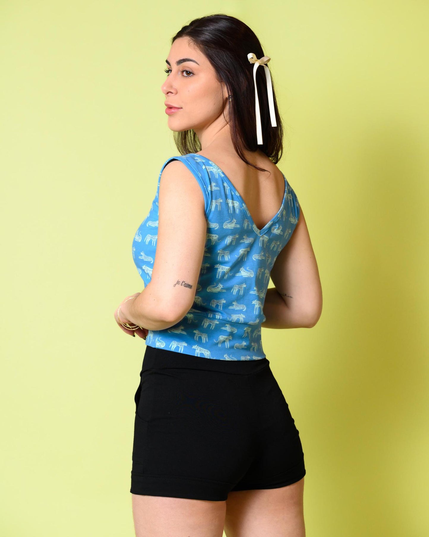 Squasht Ballet Top Big Cats - SALE - Last One - Size 2XL