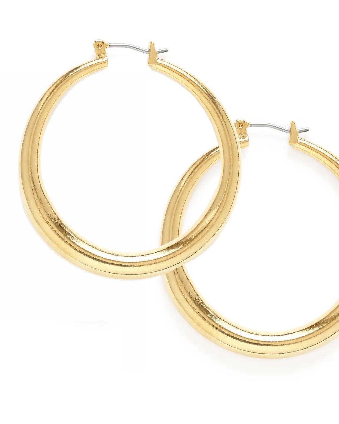 Amano Studio Large Maria Hoops - 14k Gold Plate