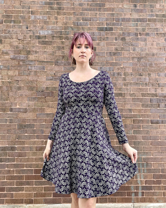 Effie's Heart Easy Dress Elm Print - SALE - Large, XL, 2XL