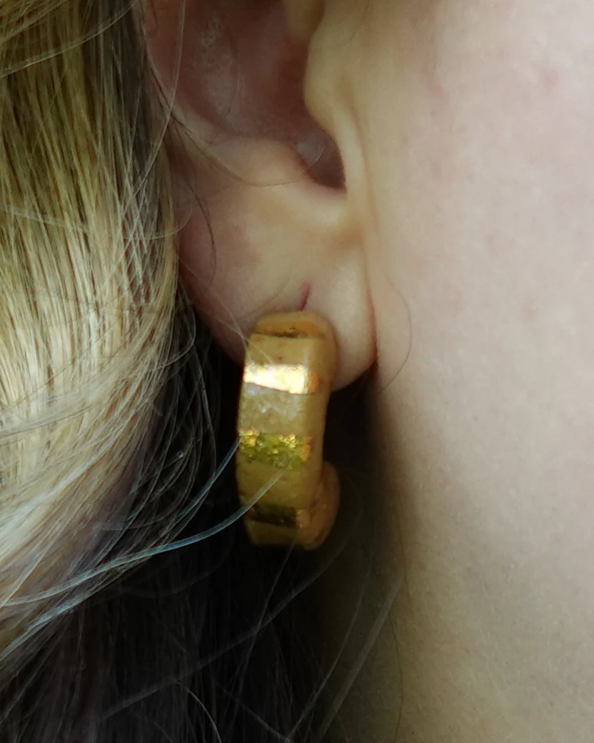 Lilikoi Project Radiant Hoops in Golden Hour