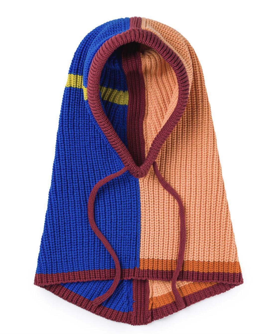 Verloop Outline Drawstring Hood Peach Cobalt - SALE