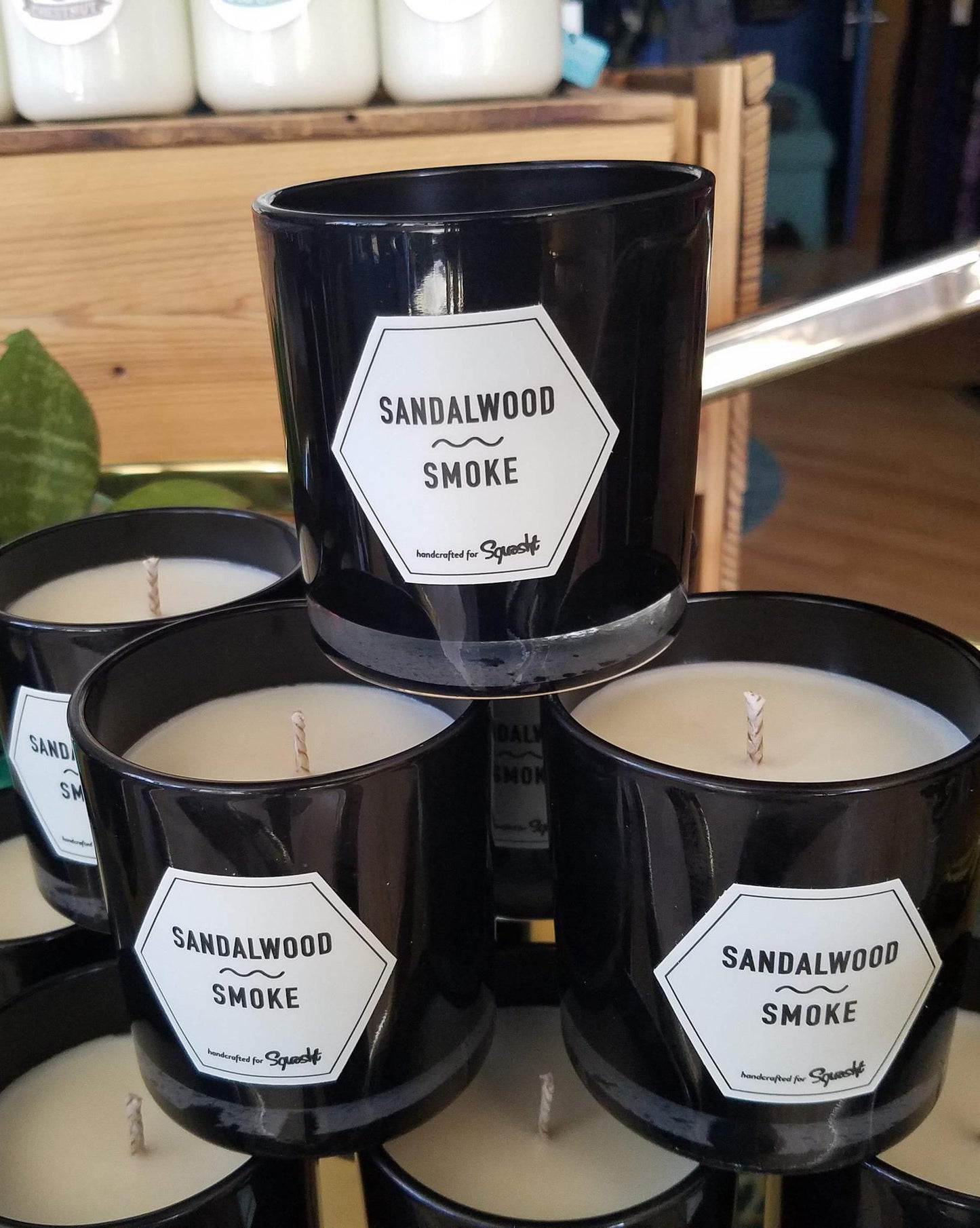 Squasht Candle - Sandalwood & Smoke - LOCAL PICKUP ONLY