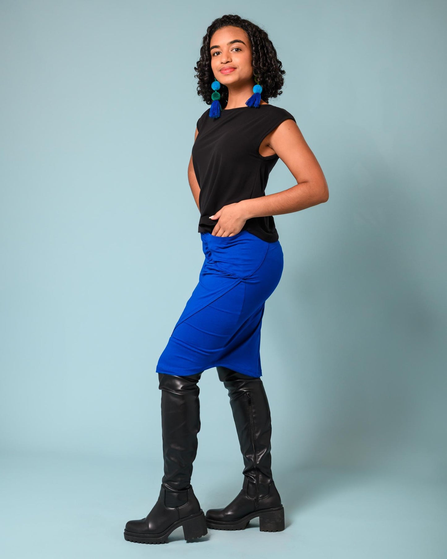 Squasht Valentina Skirt in Cobalt Blue