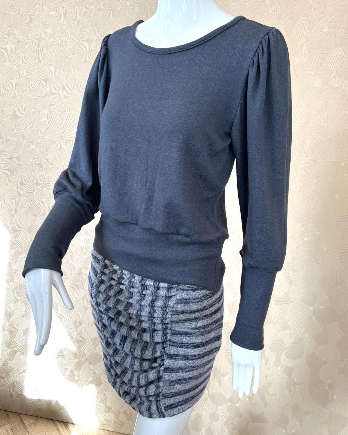 Squasht Violetta Sweater in Steel Gray