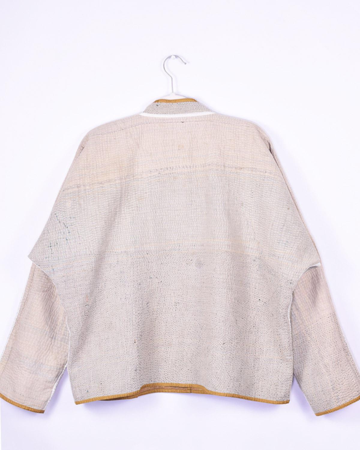 Txtile Charlie Arushi Quilted Reversible Patchwork Kantha Jacket