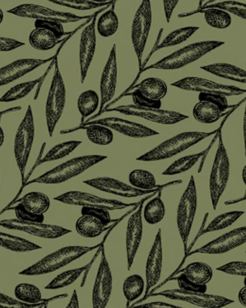 Effie's Heart Colleen Dress in Olive Print