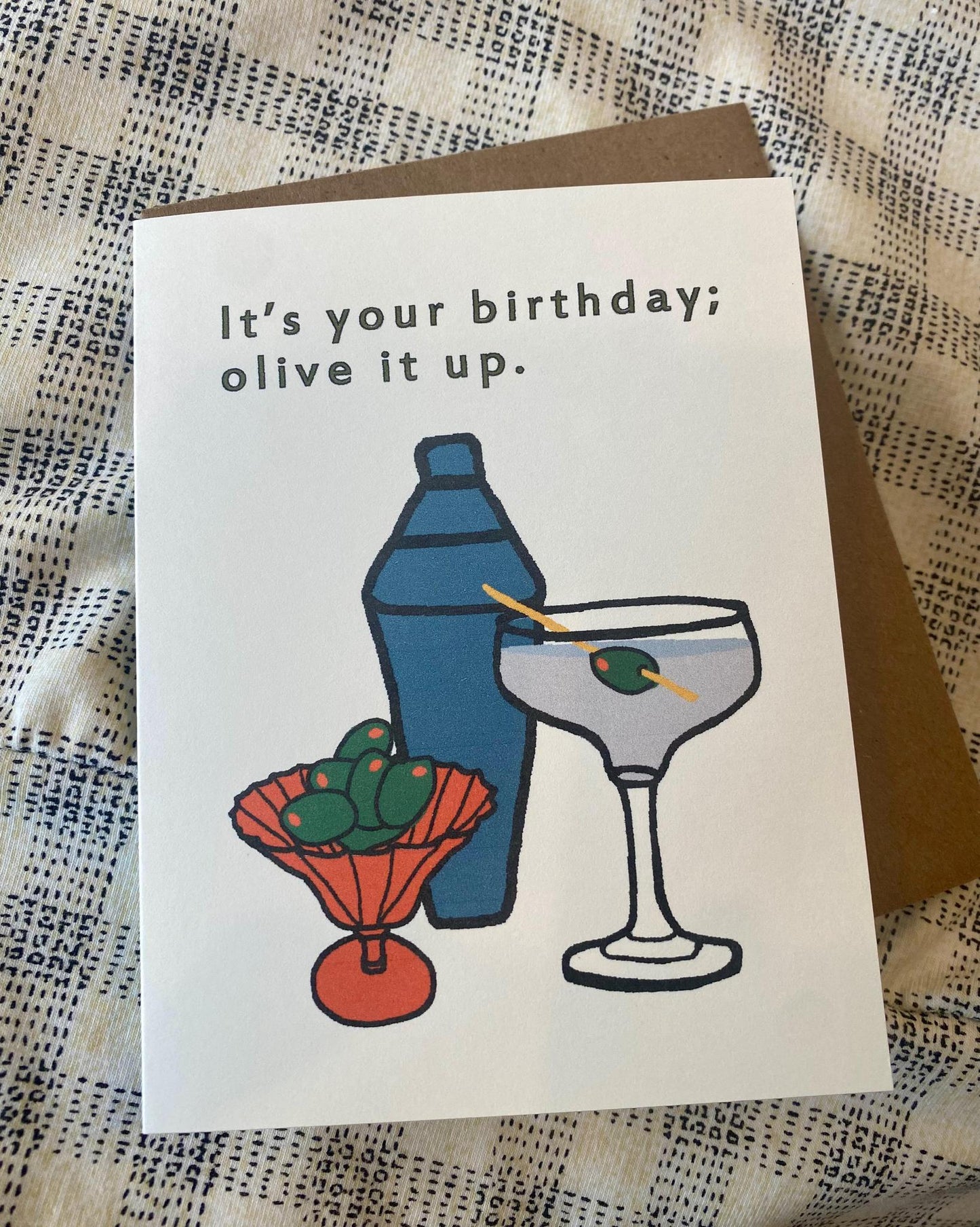 Heilo Cards It's Your Birthday Olive It Up