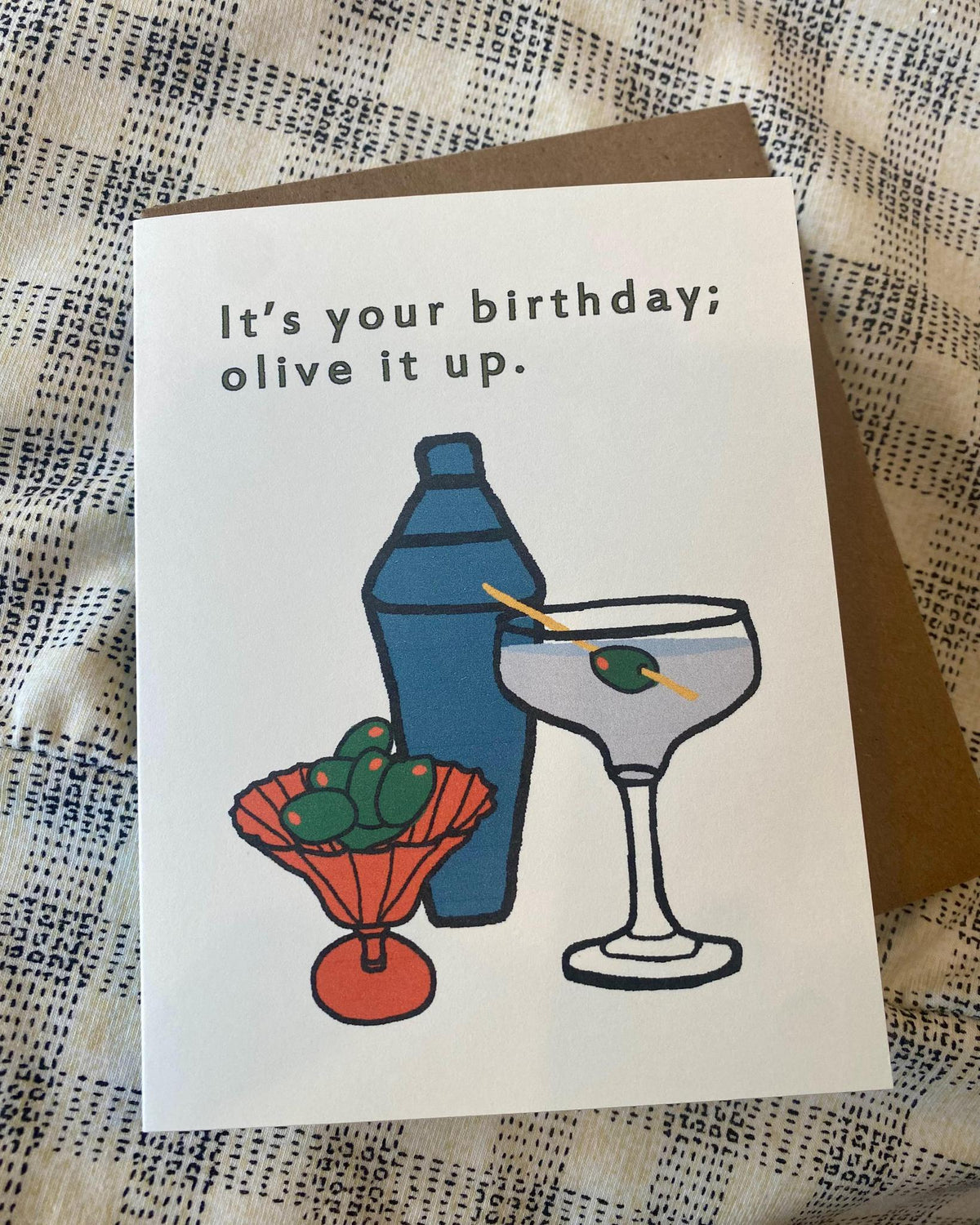Heilo Cards It's Your Birthday Olive It Up