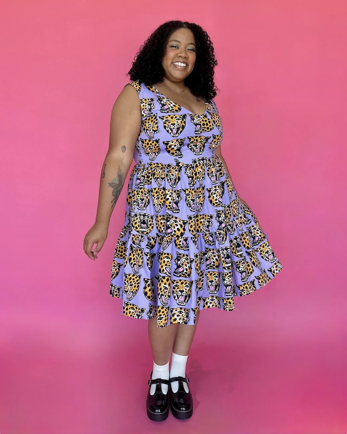Nooworks Western Dress in Cheetah Head