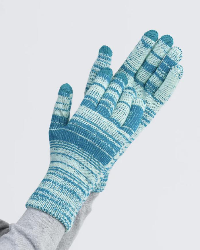 Verloop Twist Touchscreen Gloves in Jade Teal