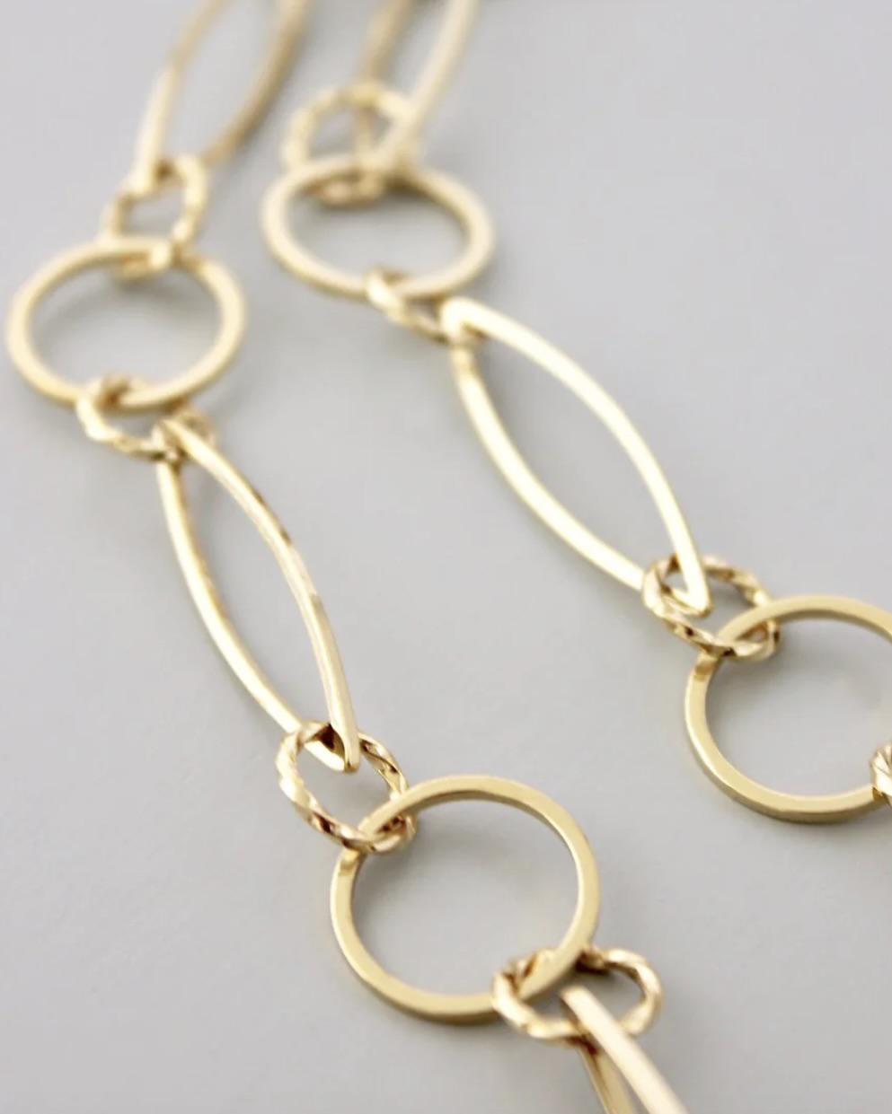 David Aubrey Delicate Gold Chain Necklace