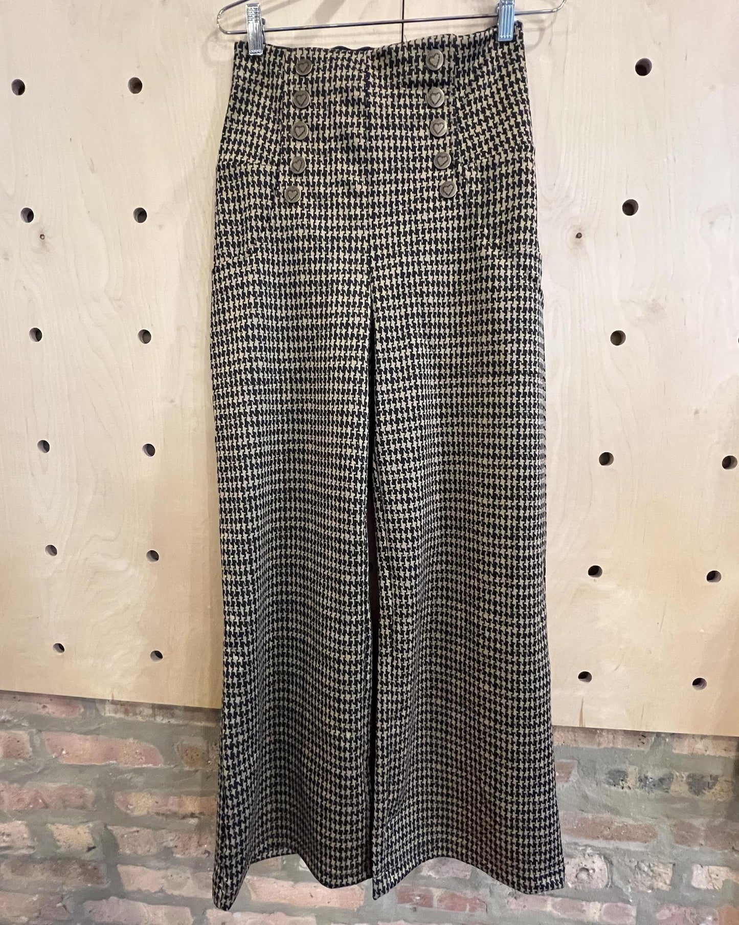 Effie's Heart Francis Pant in Brown Houndstouth