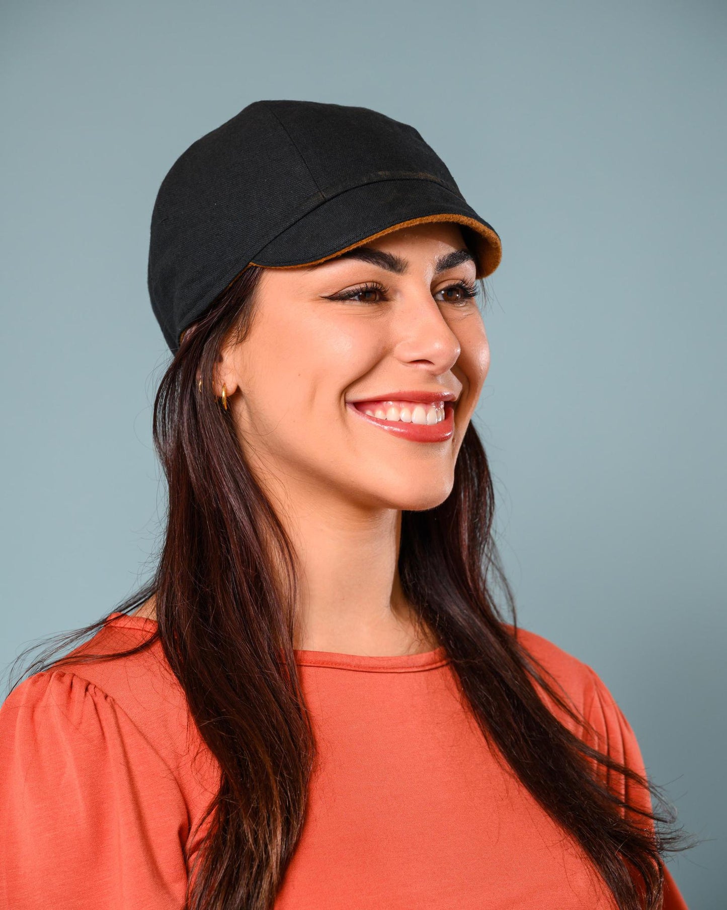 Squasht Reversible Bella Hat in Camel Wool Felt