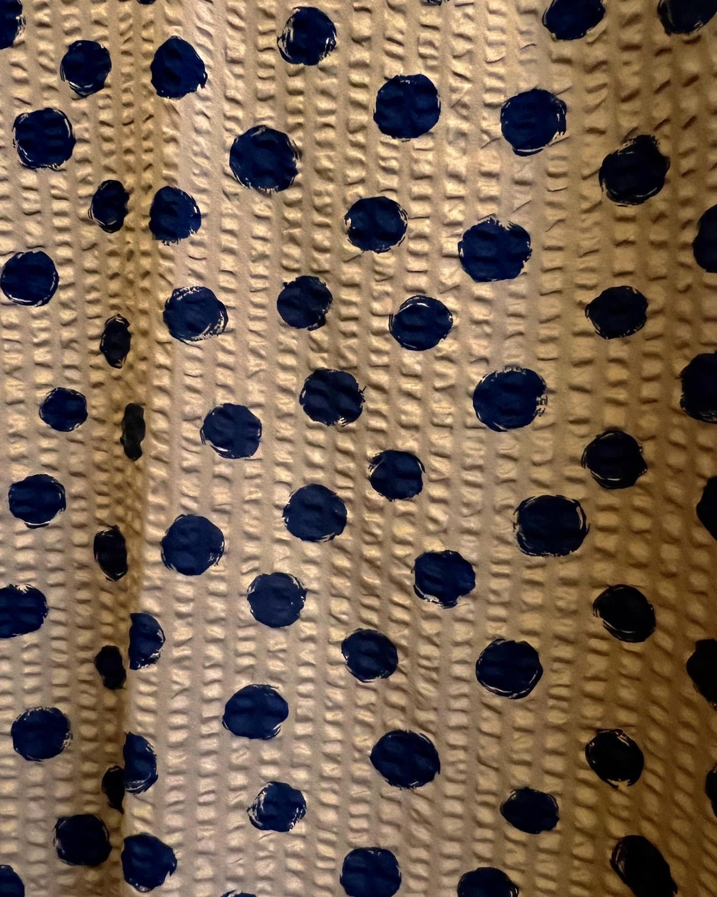PRE-ORDER Squasht Winifred Dress Caramel with Black Dots Cotton Ripple