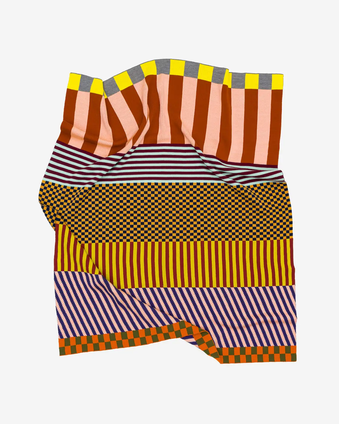 Verloop Pattern Patch Throw Blanket