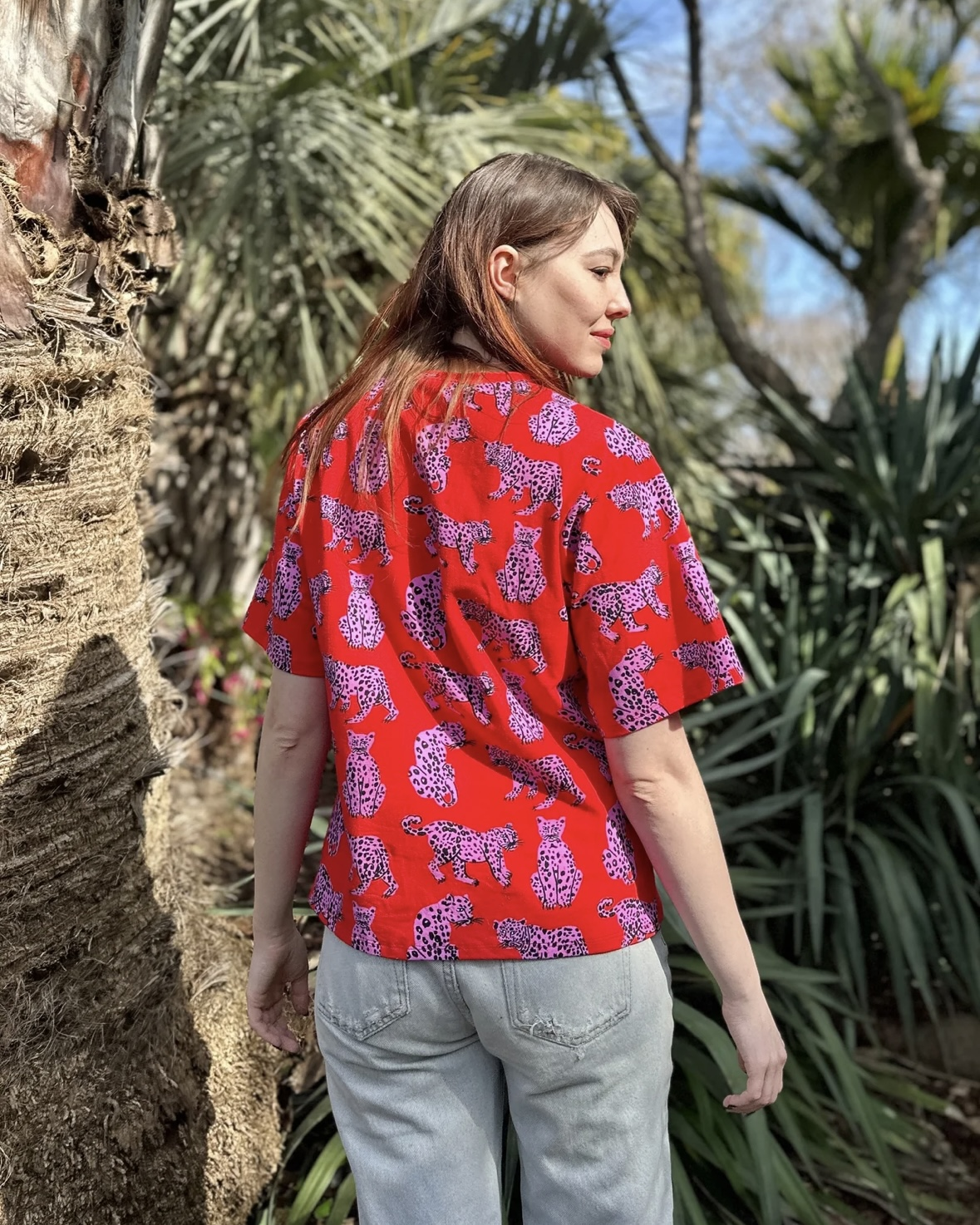 Nooworks Oversized Tee in Sondler Cat