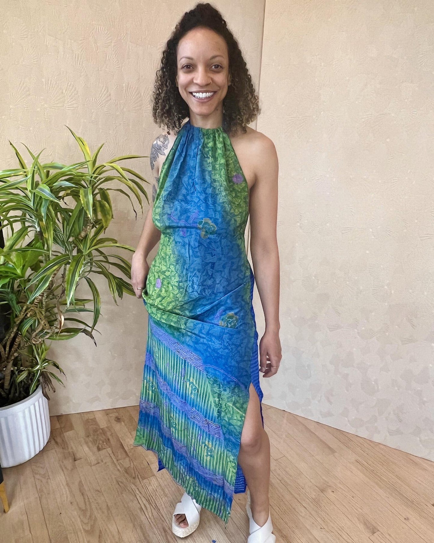 Indie Ella Eden Silk Maxi in Surfer Girl