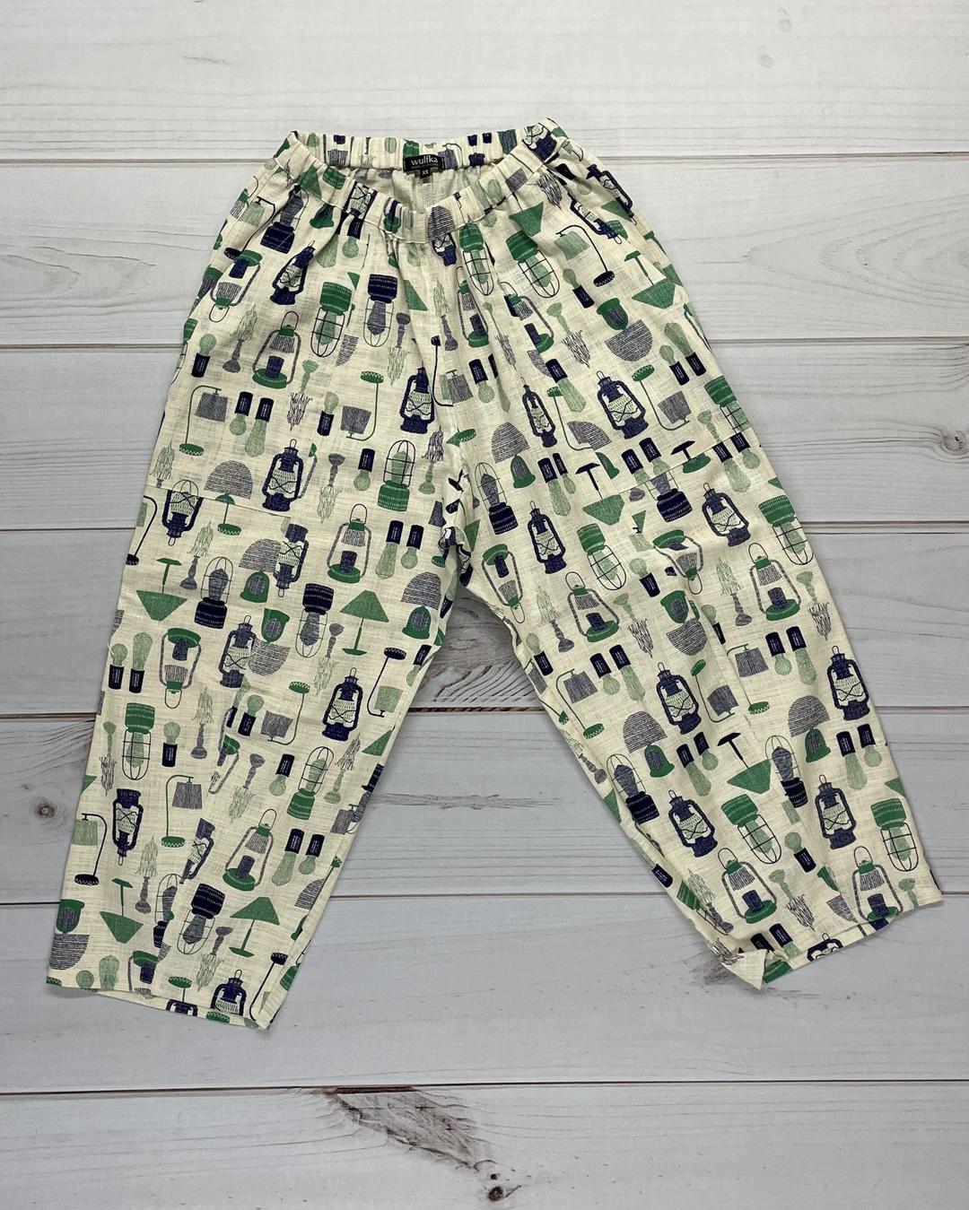 Wulfka Cora Barrel Pants in Lamps