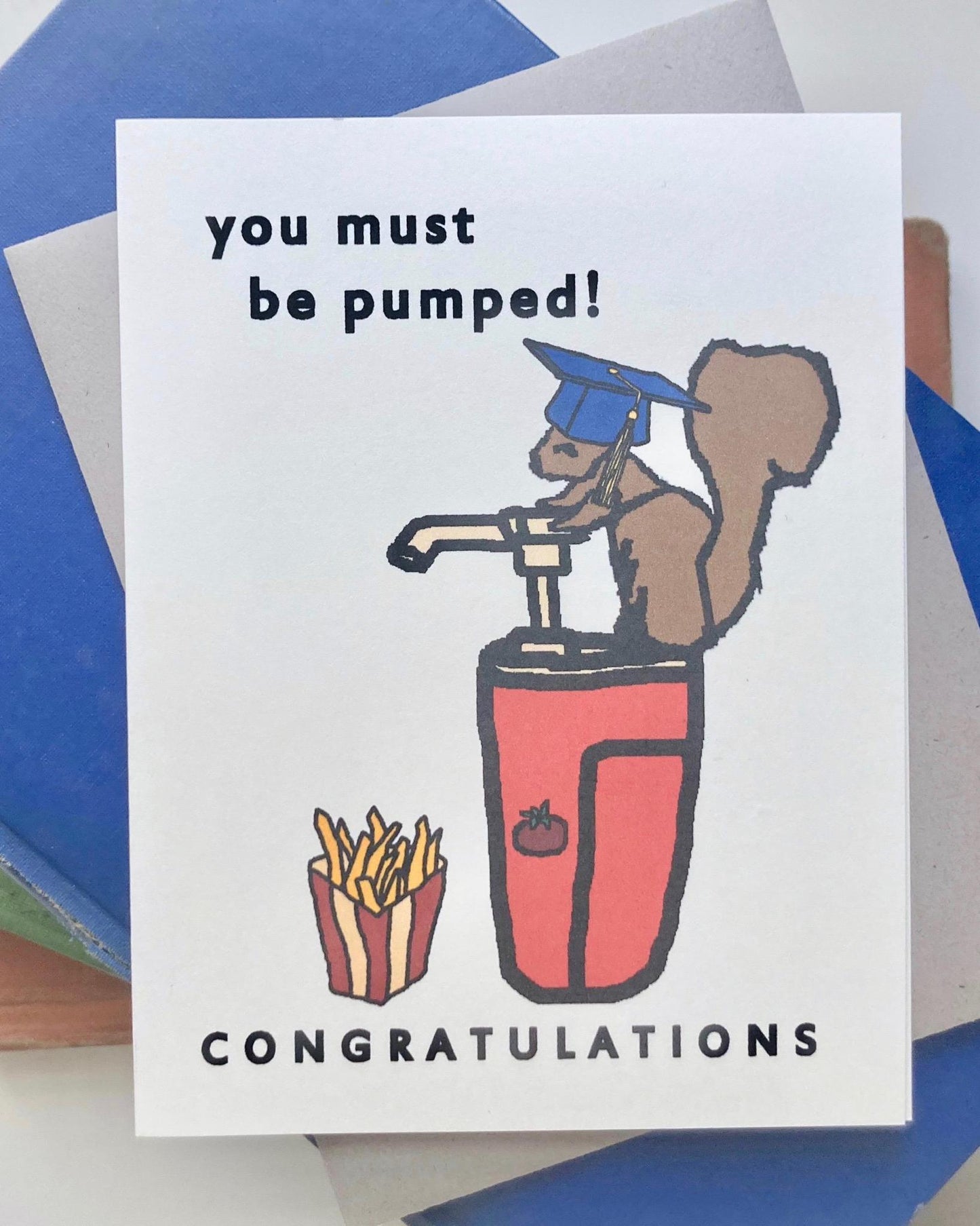Heilo Cards You Must Be Pumped Congratulations Graduation Card