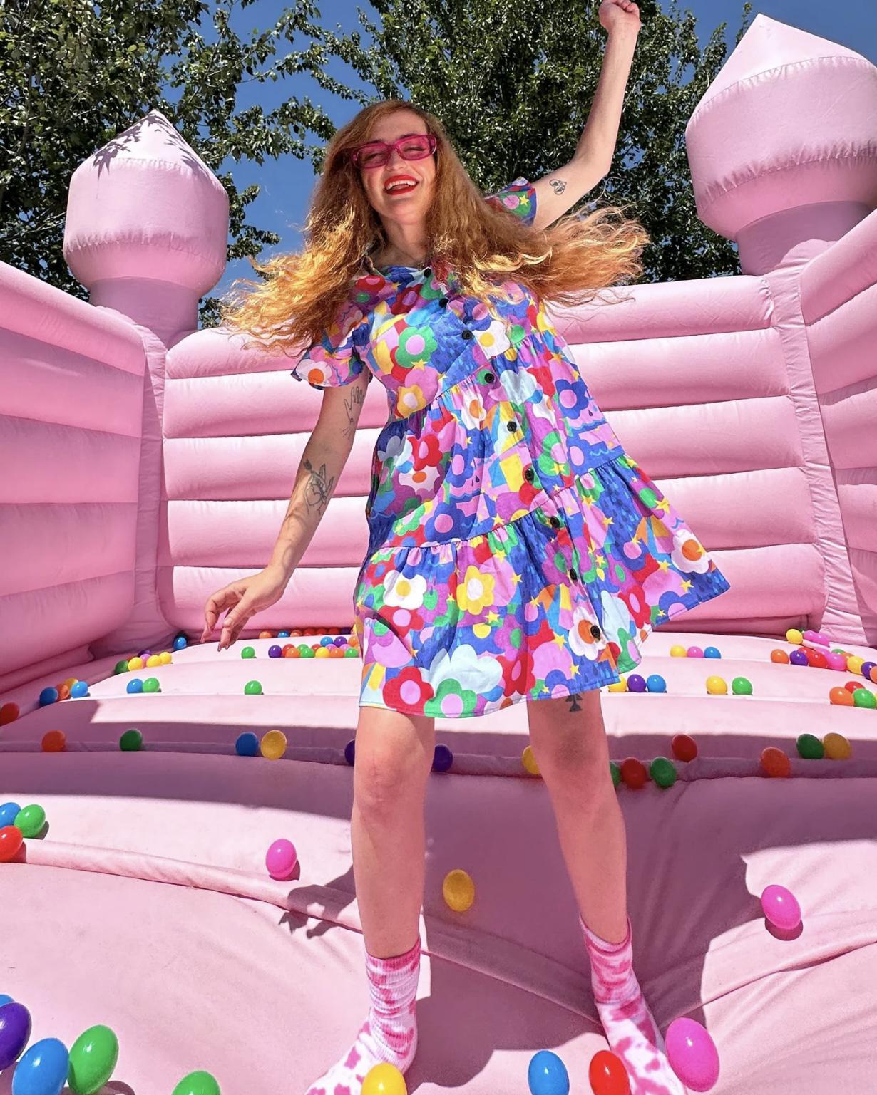 Nooworks Eloise Dress Summer Daze - Last One - Size Small - SALE