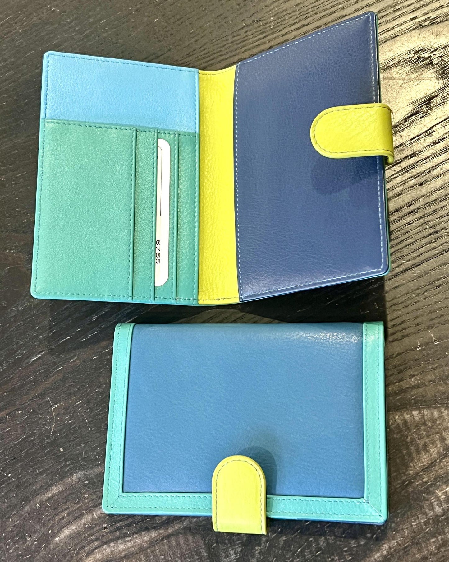 ili Multi Color Passport Wallet in Serenity Multi