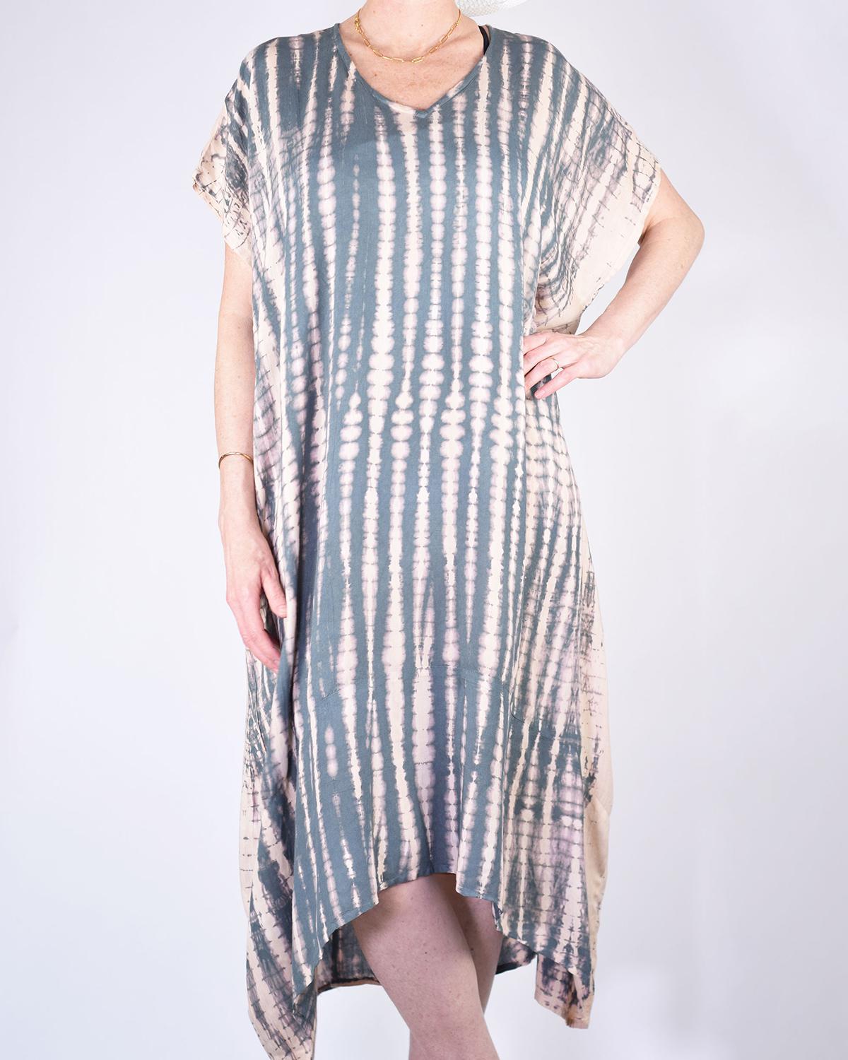 Txtile Tie Dye Swim Cover Up/Dress - Warm Sand - SALE