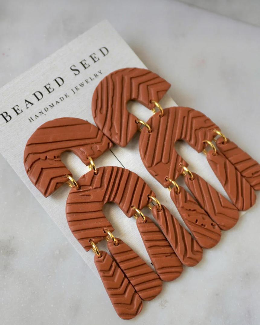 Beaded Seed by Ronea Pepp Earrings