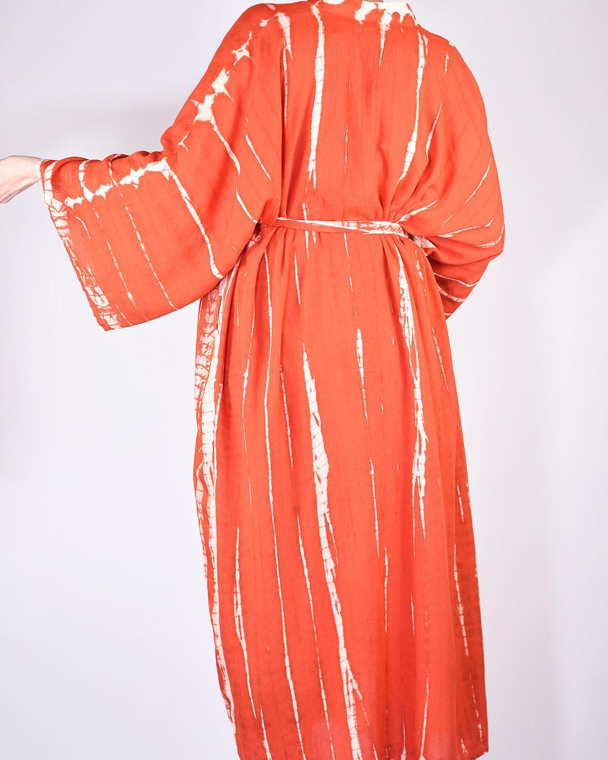 Txtile Tie Dye Kimono/Cover Up - Poppy
