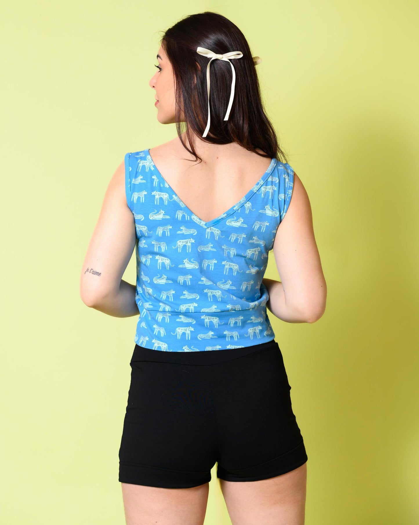 Squasht Ballet Top Big Cats - SALE - Last One - Size 2XL