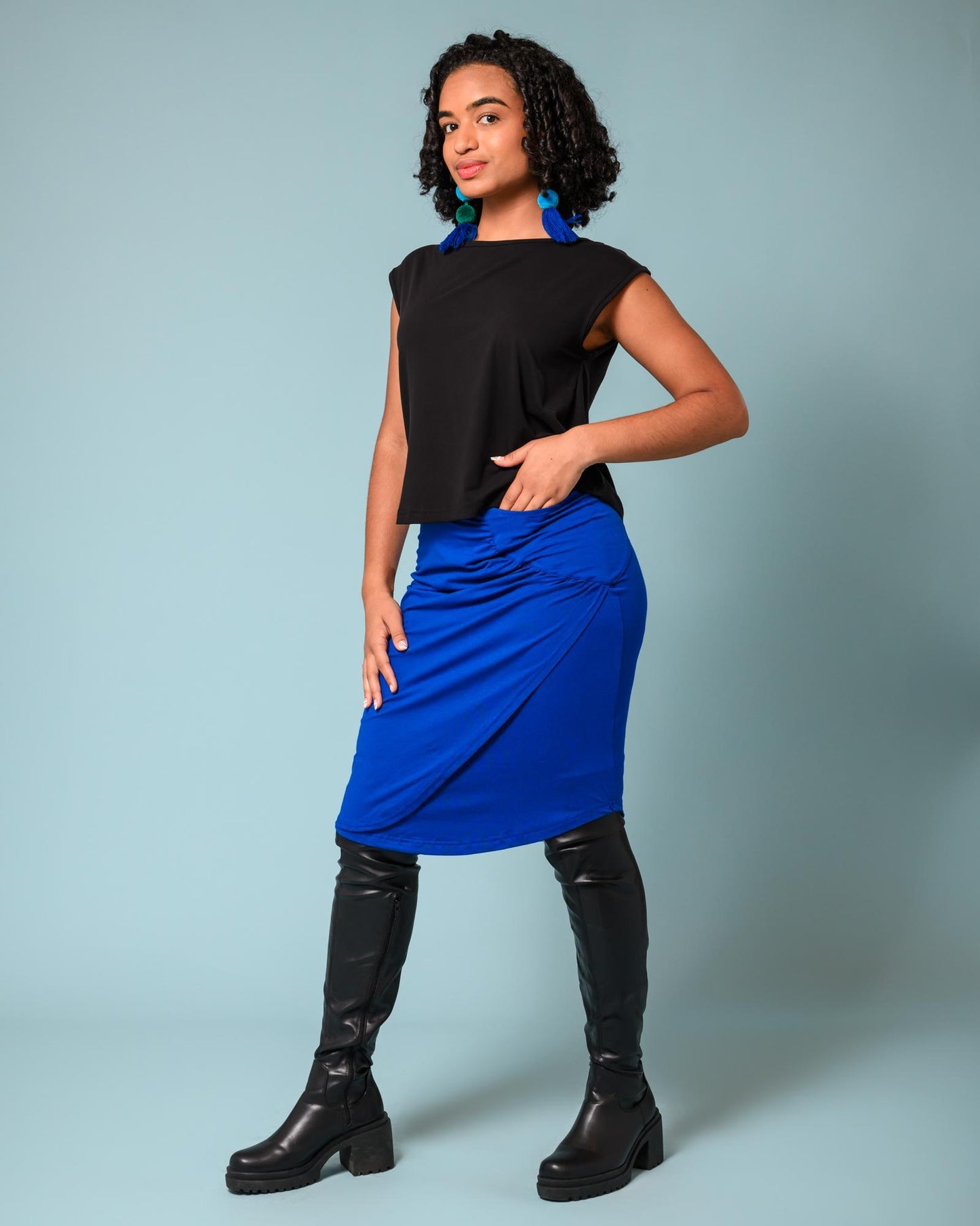 Squasht Valentina Skirt in Cobalt Blue