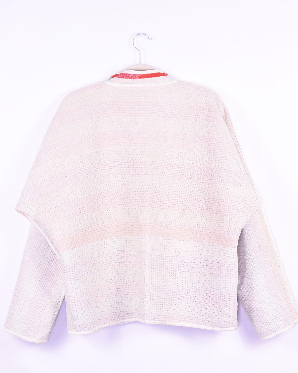 Txtile Charlie Jiya Quilted Reversible Patchwork Kantha Jacket