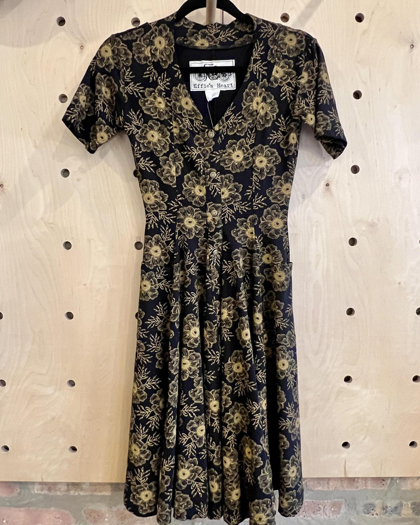 Effie"s Heart Literature Dress Anemone Print