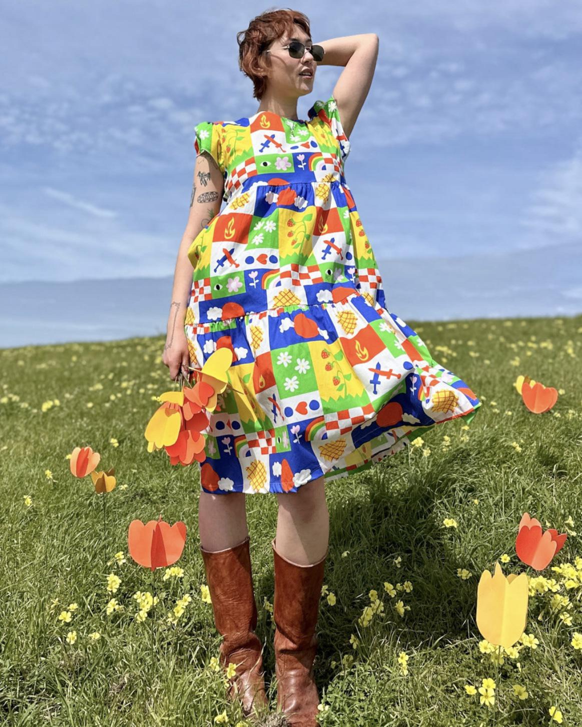 Nooworks Frida Dress Gentilhomme - Size Small, Large - SALE