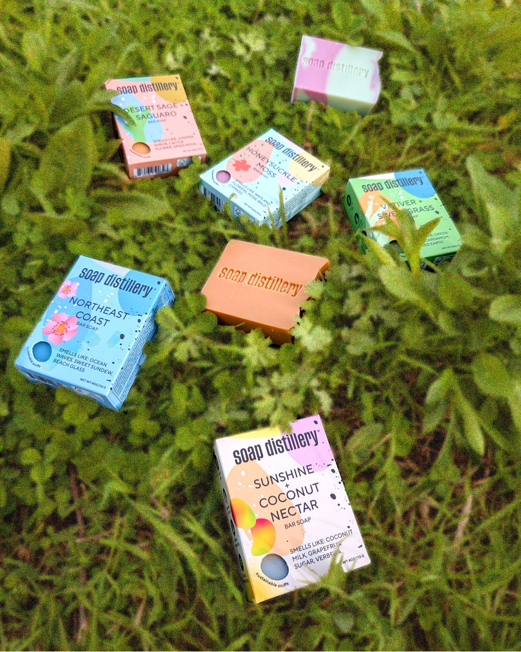 Soap Distillery Honeysuckle + Moss Bar Soap