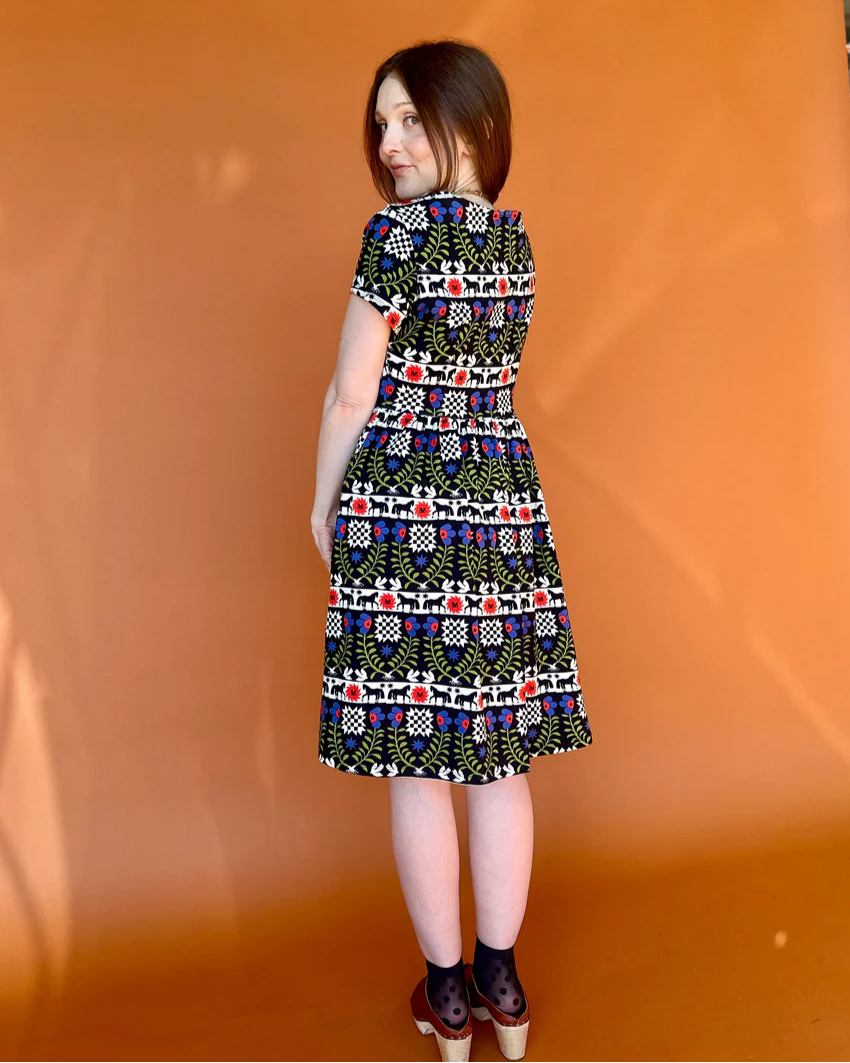 Nooworks Lucy Dress in The Guardians - Last One - Size Medium