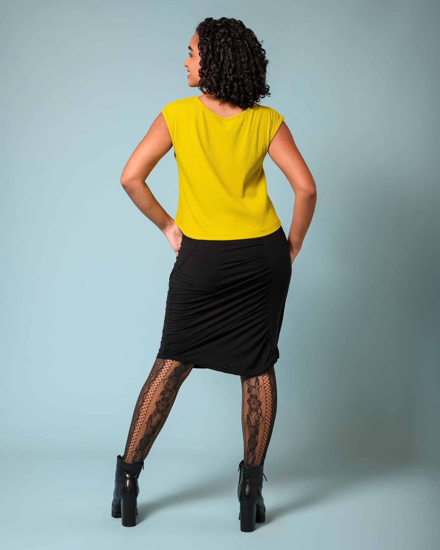 Squasht Valentina Skirt in Solid Black