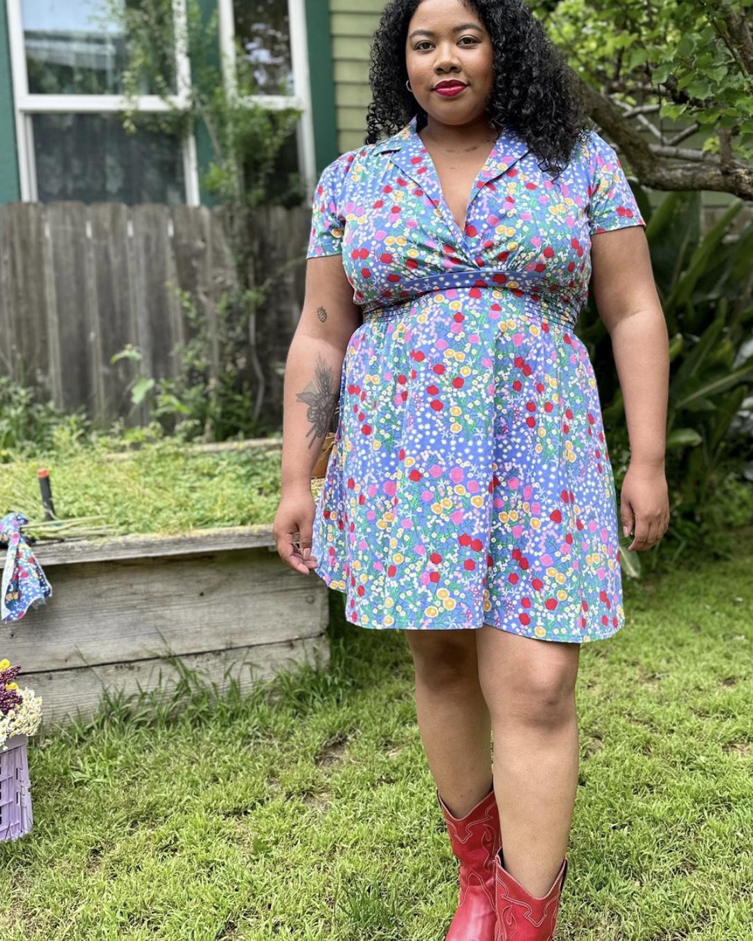 Nooworks Leah Dress in Super Bloom