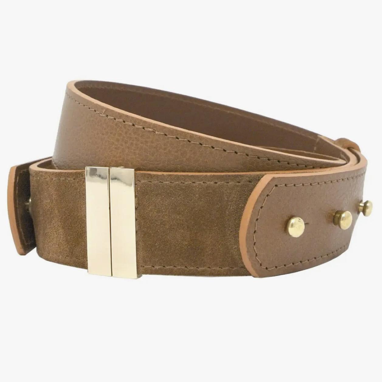 The British Belt Company Handmade Leather Tan Fiona Belt