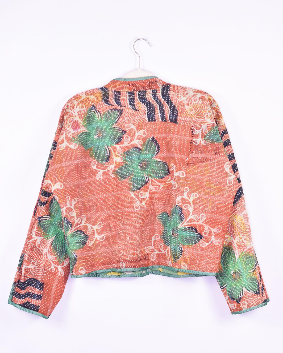 Txtile Sofie Kalyani Quilted Reversible Patchwork Kantha Jacket