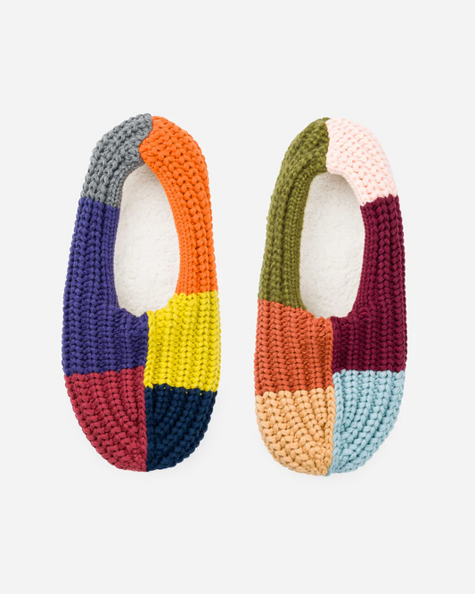 Verloop Mismatch Rib Slippers in Desert