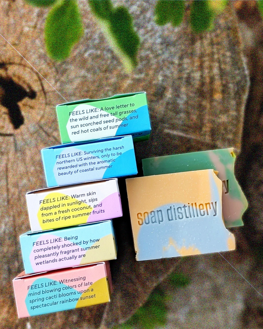 Soap Distillery Vetiver + Sweetgrass Bar Soap