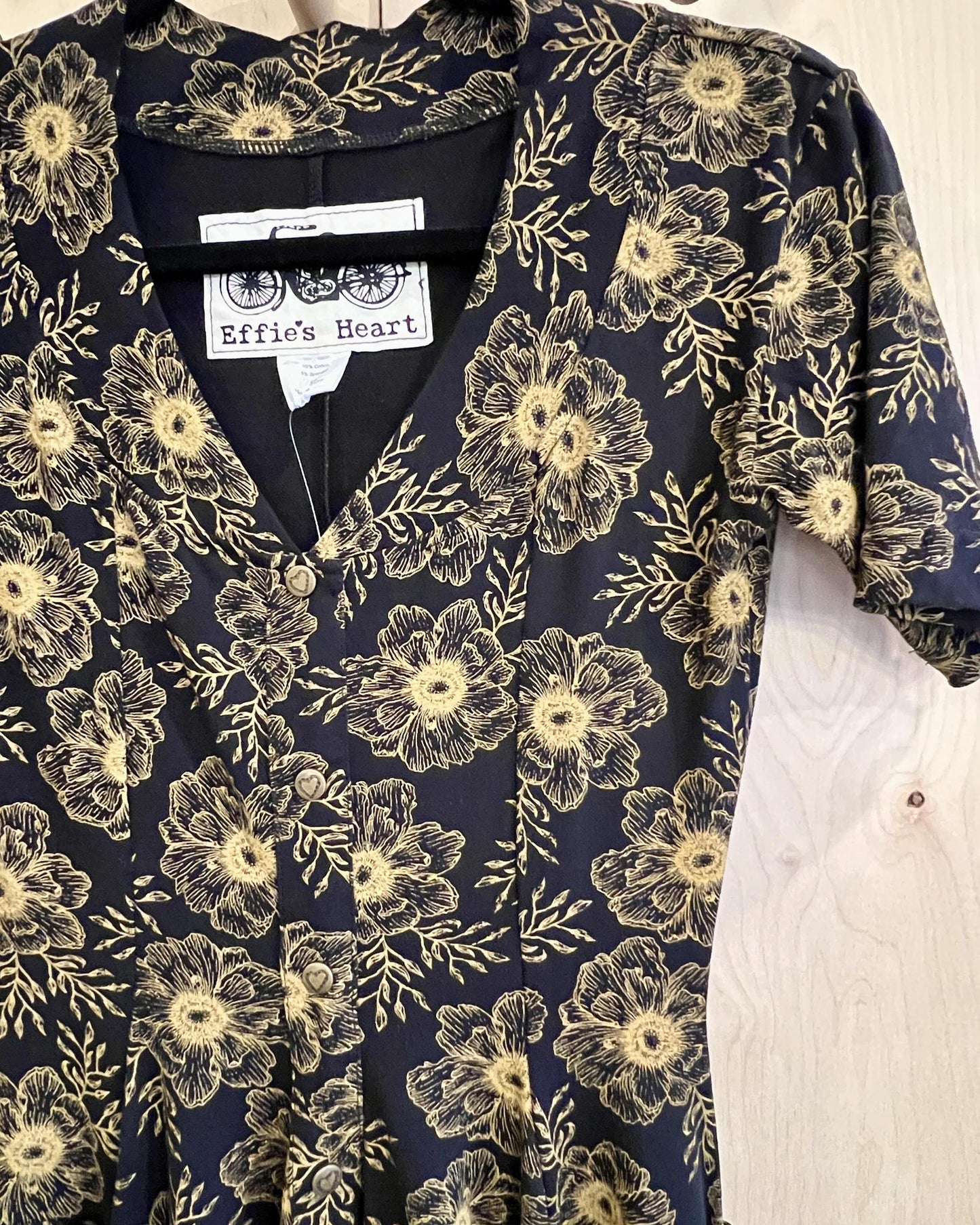 Effie"s Heart Literature Dress Anemone Print