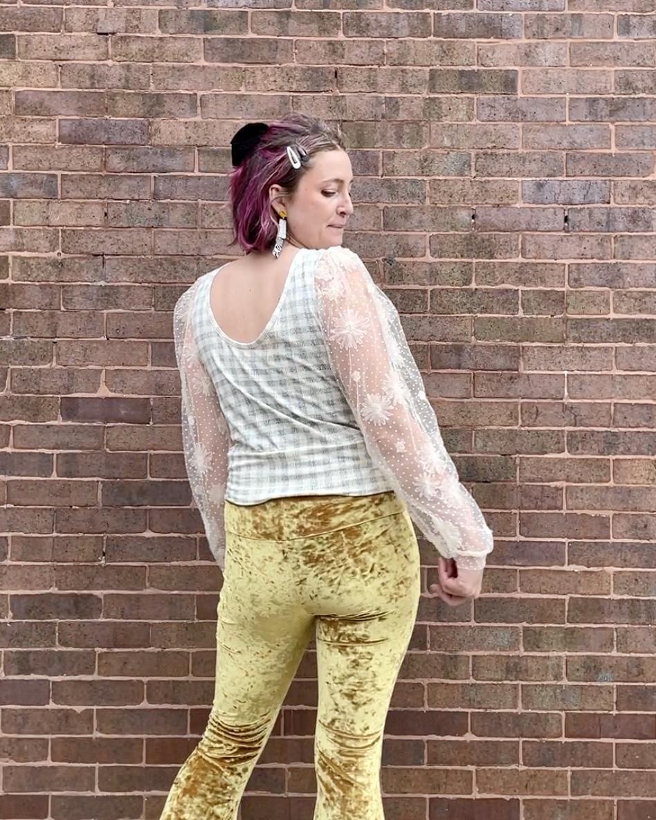 Squasht Lexi Lace Sleeve Top in Winter White - SALE - Small, XL - FINAL SALE