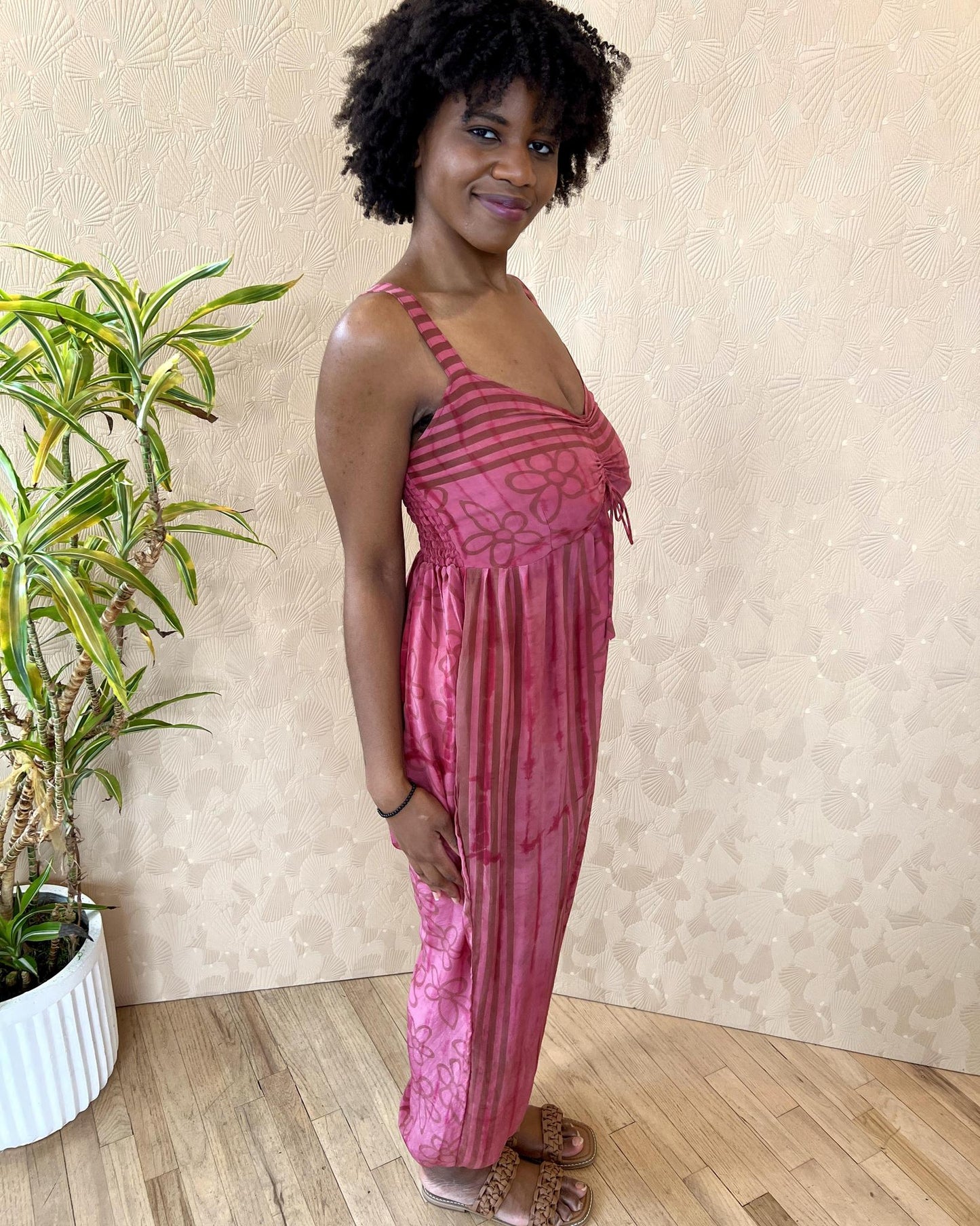Indie Ella Aurora Boho Jumpsuit in Dusk (S/M)