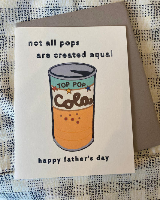 Heilo Cards Not All Pops Are Created Equal Father's Day Card