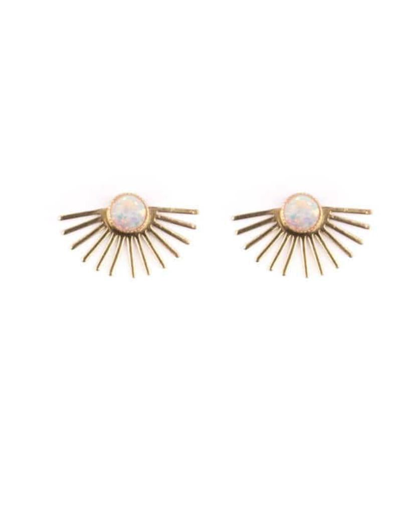 Michelle Starbuck Opal Beam Studs