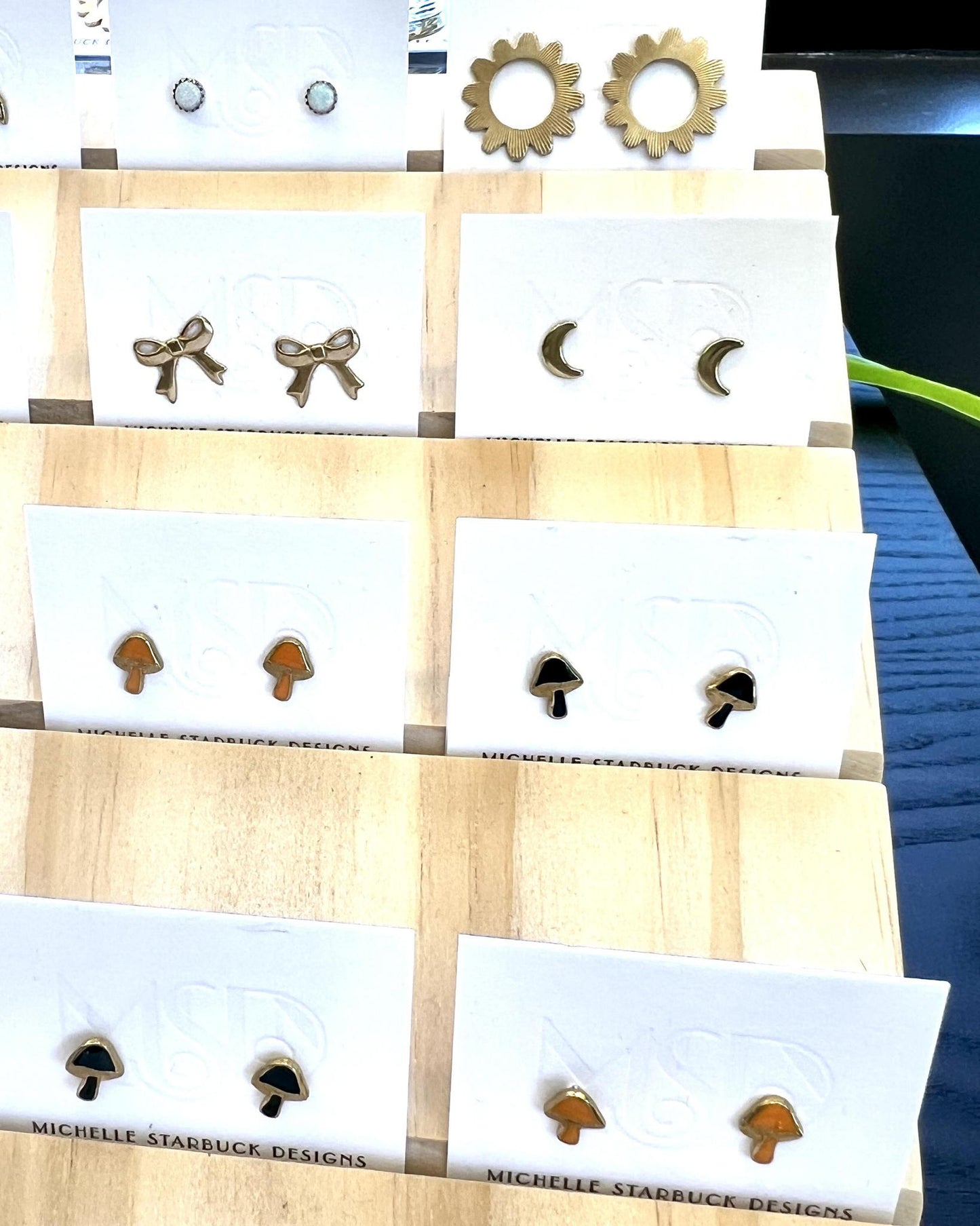 Michelle Starbuck Bow Studs