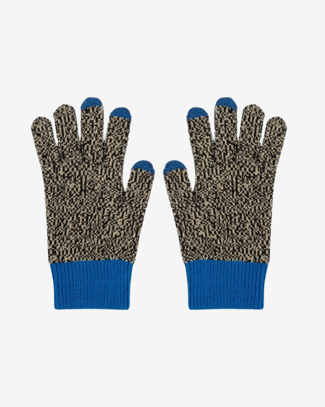 Verloop Color Block Touchscreen Gloves in Gray & Blue
