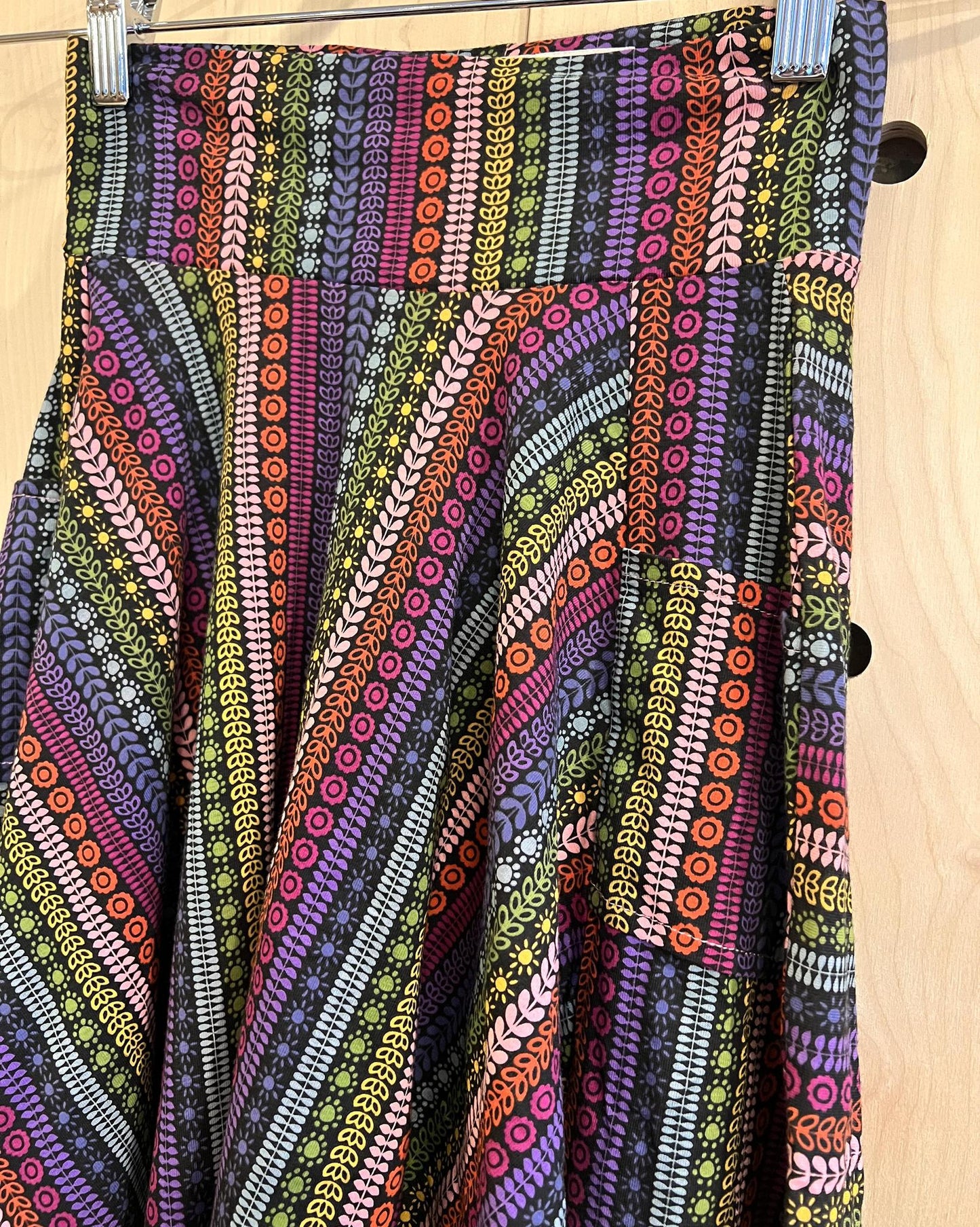Effie's Heart Sojourn Skirt in Folk Print